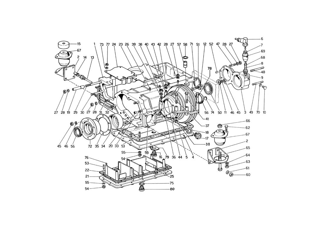 OIL SUMP - GEARBOX AND DIFFERENTIAL